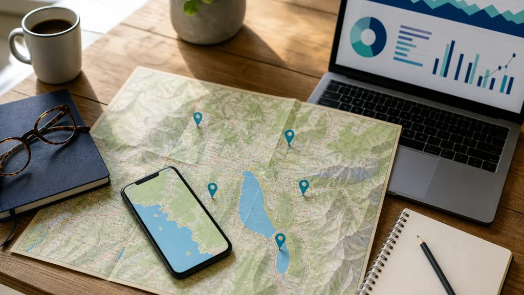 Stratégie de référencement local autour dʼAnnecy