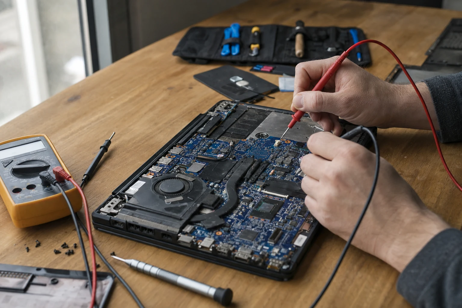 Micro-soudure et réparation de connecteurs — détail 1