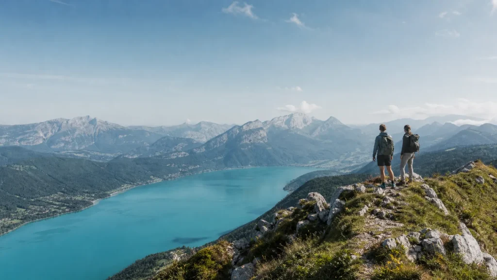 Direction créative Traverse pour des activités outdoor autour dʼAnnecy