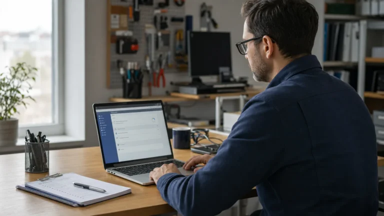 Vérification de la mise à jour Google Chrome par un technicien