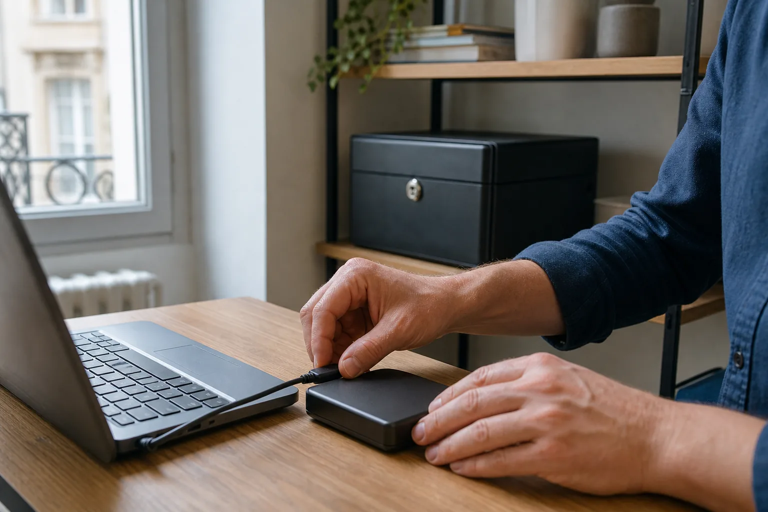 Stockage externe indépendant utilisé pour les sauvegardes d’un site WordPress
