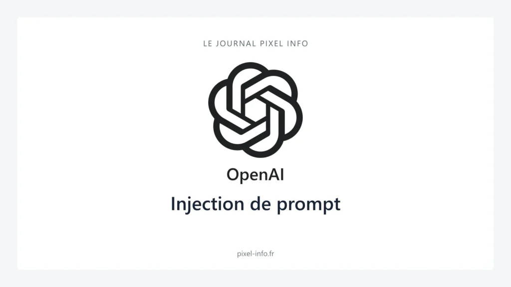 Logo OpenAI — Injection de prompt