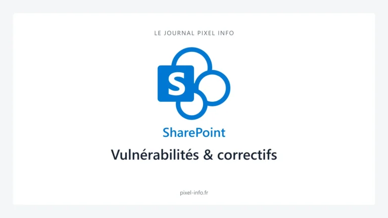 Logo SharePoint — Vulnérabilités & correctifs