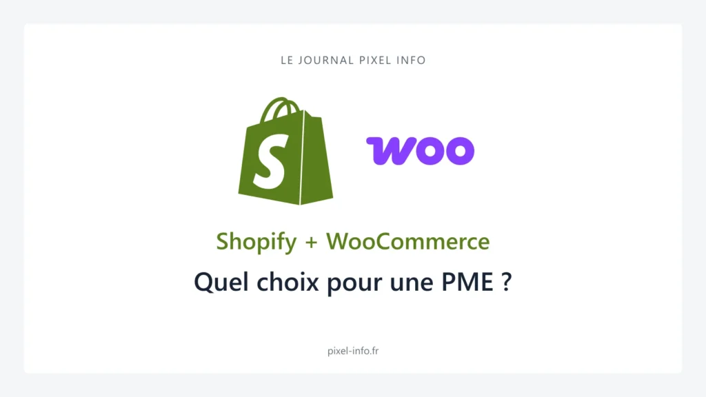 Logos Shopify et WooCommerce — Quel choix pour une PME ?