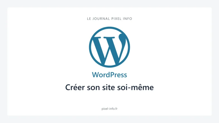 Logo WordPress — Créer son site soi-même