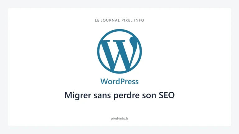Logo WordPress — Migrer sans perdre son SEO