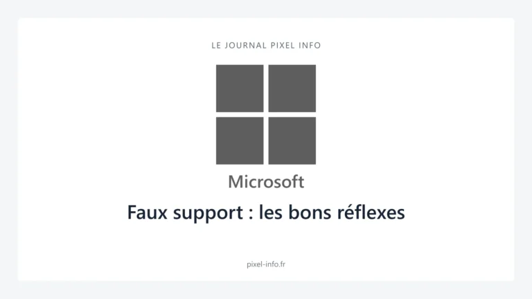 Logo Microsoft — Faux support : les bons réflexes