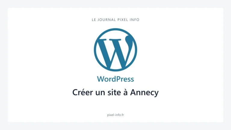 Logo WordPress — Créer un site à Annecy